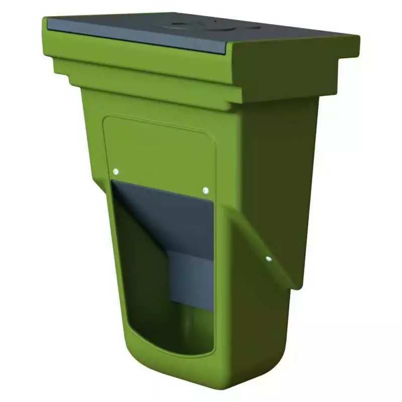 K�mny box k te�atn�ku 13,5L, zelen�