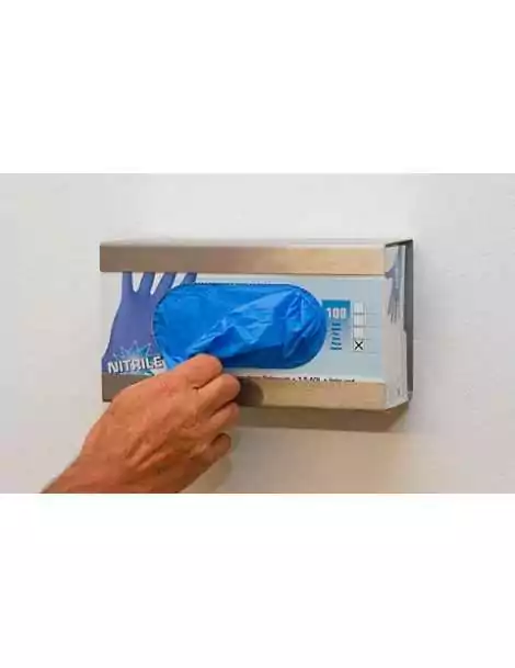 Dr�iak na jednor�zov� rukavice nerez