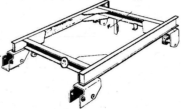 r�m predn�ho podvozku PS2 16.12, 17.13, 1010H(pre �ap 30mm)