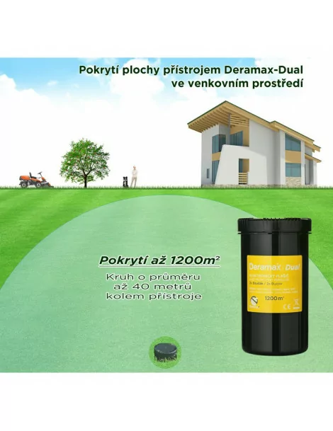 Deramax Dual, elektrický odpudzovač krtov a hlodavcov