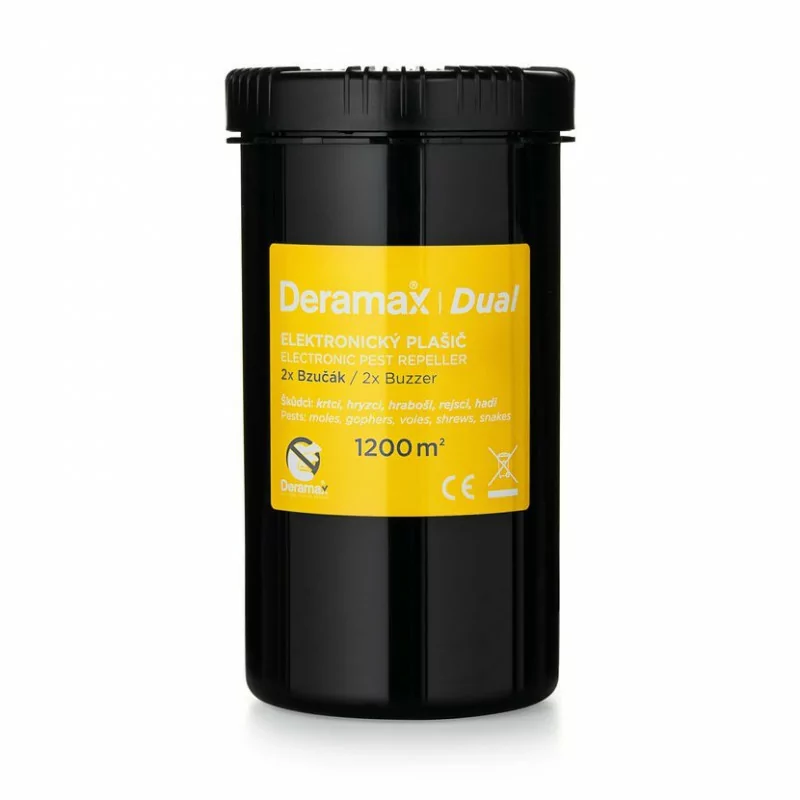 Deramax Dual, elektrick� odpudzova� krtov a hlodavcov