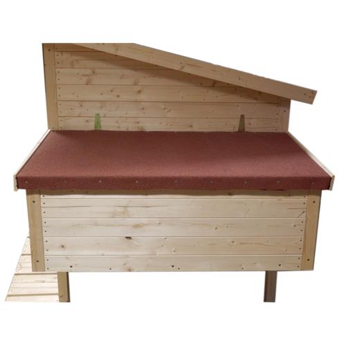 Zateplený kurnik pre 10 - 12 sliepok, 182 x 137 x 105 cm
