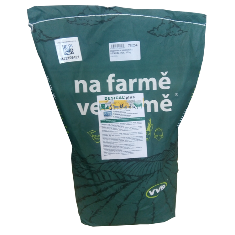 Dezinfekcia podstielky Desical Plus 10 kg (eko chov)