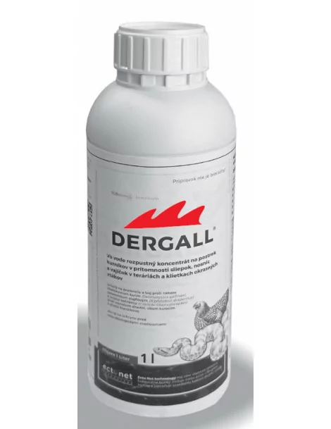 Dergall pre hydinu proti parazitom 1l