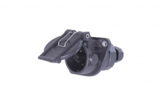 Z�suvka elektrick� 7pin 24V/16A ABS/EBS, ISO 638-1, IP 69