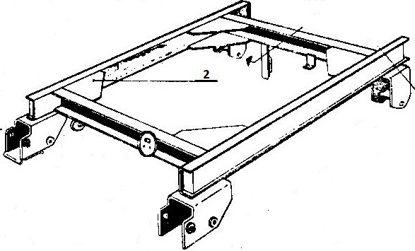 r�m predn�ho podvozku PS2 16.12, 17.13, 1010H