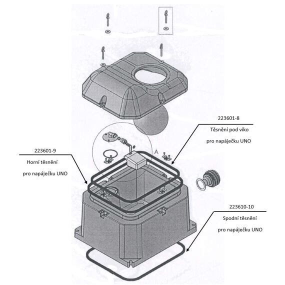 ND Tesnenie pod veko pre nap�ja�ku UNO
