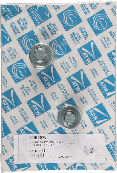 Kladka �e�usti ADR, VA, WA 9RE0070 sada na 1 koleso