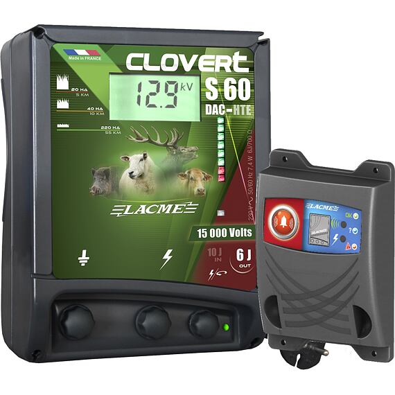 Sie�ov� zdroj CLOVERT S60DAC HTE, 230V / 6 J s alarmom