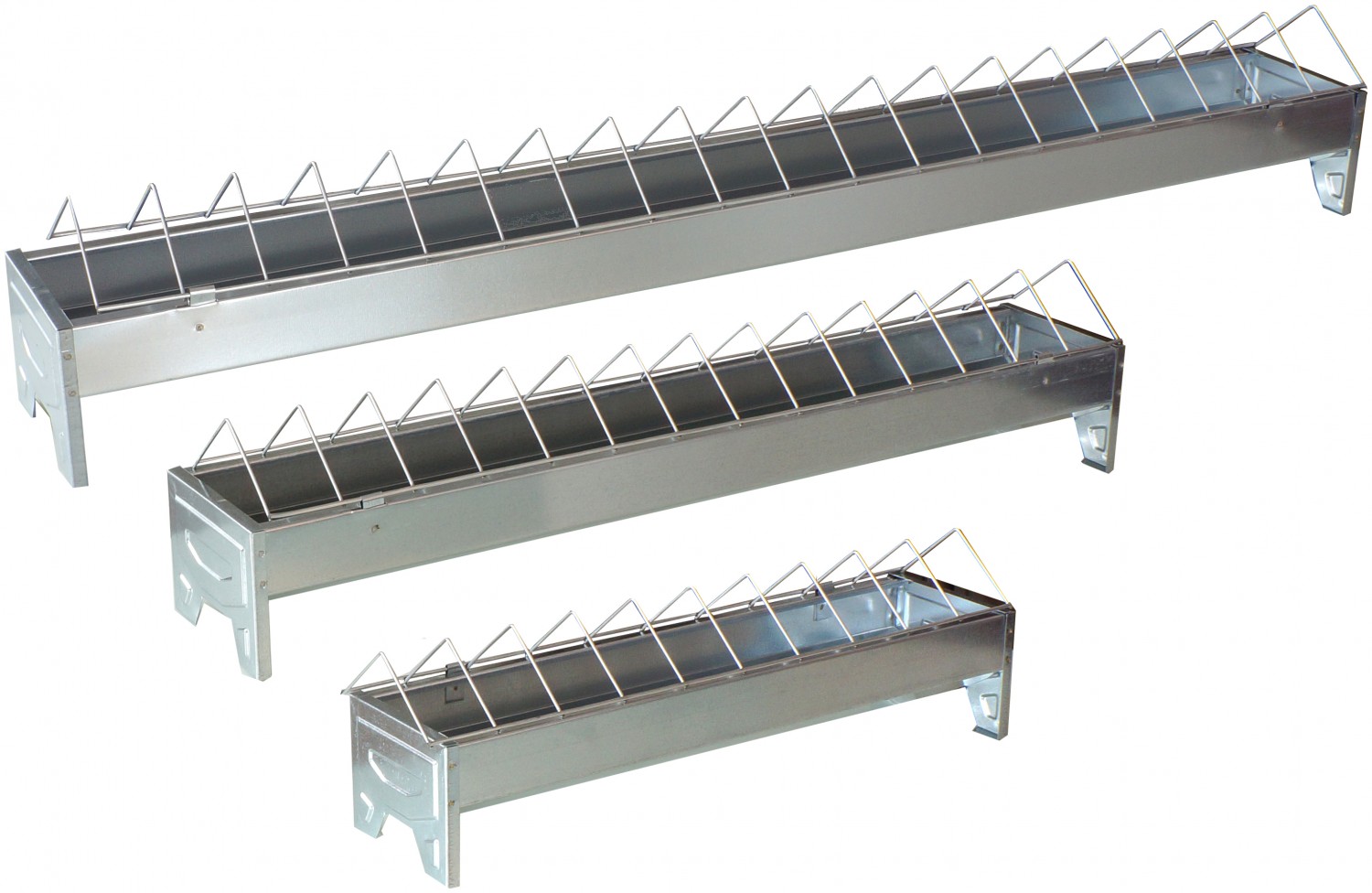 Krm�tko kovov� pre hydinu, ��rka 13 cm - 13 x 50 cm