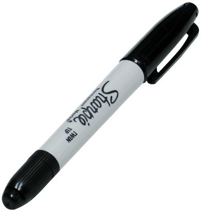 Popisova� permanentn� TWIN TIP obojstrann�, 0,4 / 2 mm