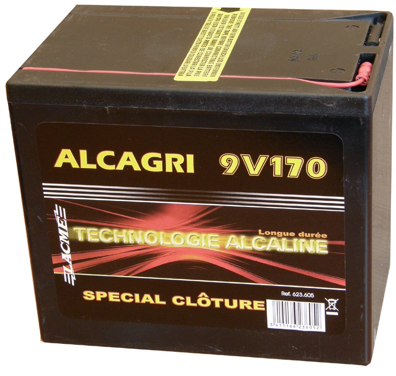 Alkalick batria ALCAGRI 9V / 170 Ah