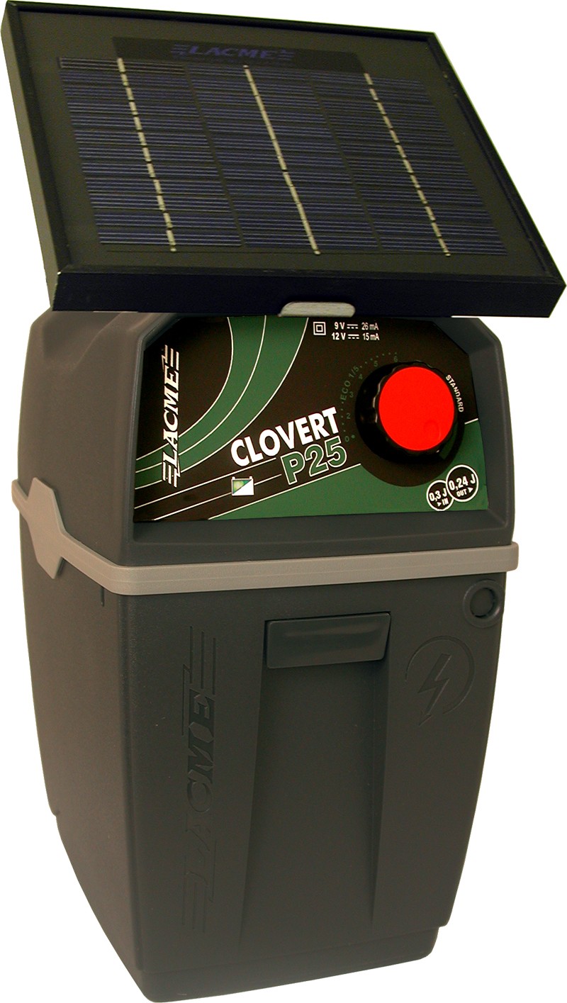 Bat�riov� zdroj CLOVERT P25, 0,24J  so sol�rnym panelom 3W