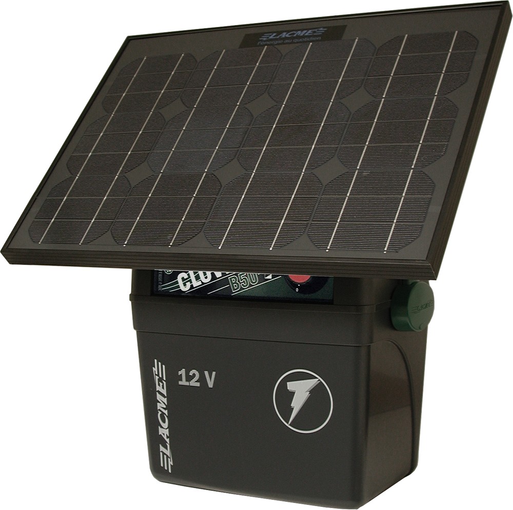 Akumul�torov� zdroj CLOVERT B50, 5J 12V so sol�rnym panelom 33W
