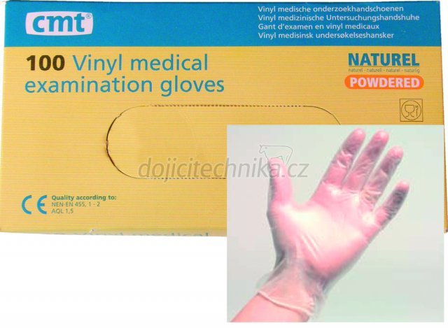 Rukavice vinyl - ve�kos� L