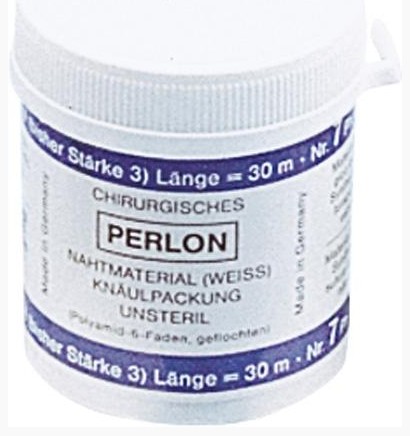 Perlonov� ni� pleten�, biela - �. 2