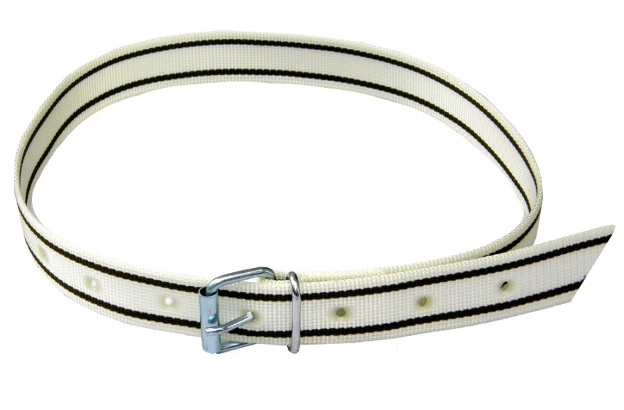 Kr�n� reme� zap�nac� s prackou - zelenobiely - 135 cm