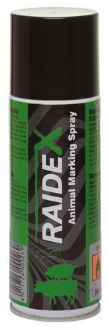 Zna�kovacie sprejov� farby RAIDEX 200 ml ZELEN�