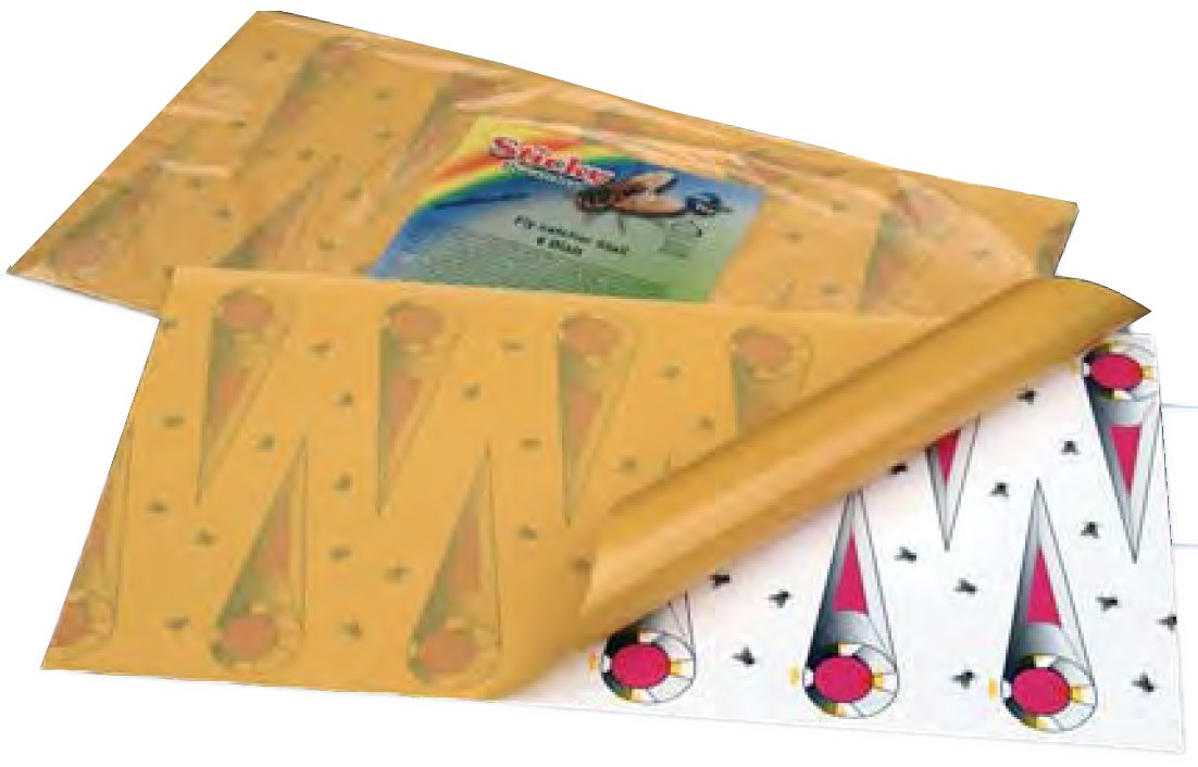 Lepiv� karta na muchy - Mucholapka Sticky Fly catcher Stall