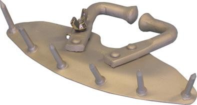 Mulcov� z�brana Al s klincami