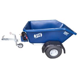 Hydraulick� dvojkolesov� v�klopn� f�rik za �tvorkolku 500 L 