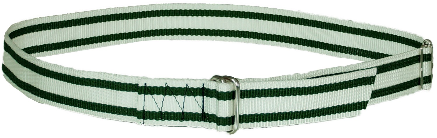 Kr�n� reme� s kovovou sponou, zelen� a alebo zelenobiely