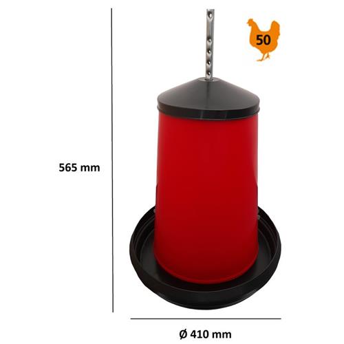 Krm�tko tubusov� z�vesn� plastov� objem 18kg