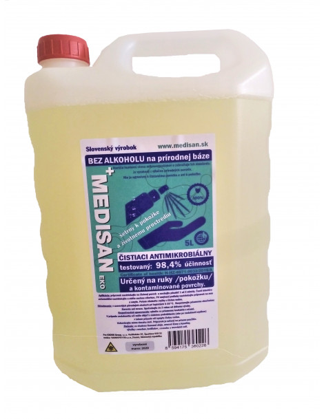 �istiaci a dezinfek�n� roztok 5l MEDISAN eko