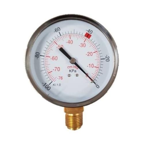 Vakuometer 100mm, - 100 kPa, z�vit 1/2