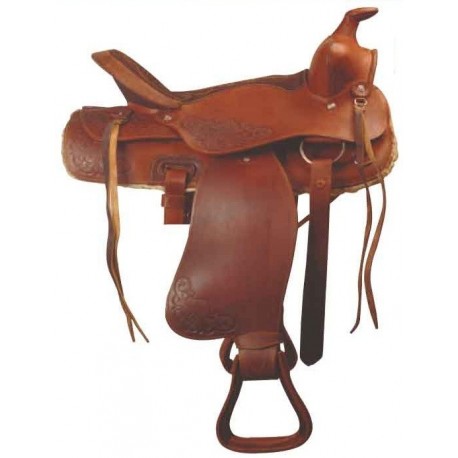 AMERICANA westernov� sedlo hned� ko�en�