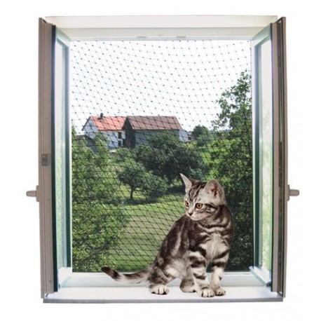 Bezpe�nostn� sie� do okna transparentn� 6x3m