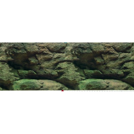 Dekora�n� pozadie 120x50cm skaly/rastliny