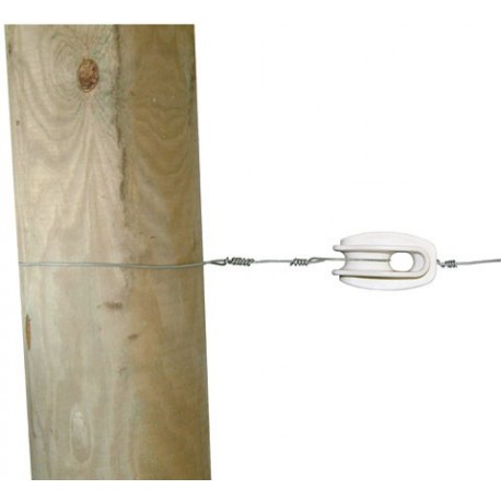 Kotviaci izol�tor z polyamidu pre oce�ov� dr�t