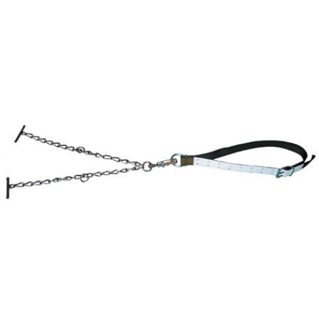 Obojok 170 x 7cm s pozinkovanou dvojitou re�azou