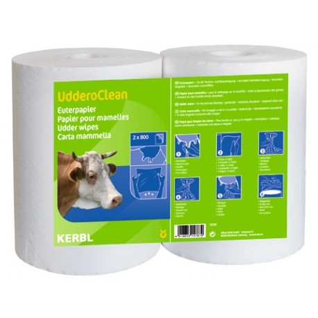 Papier. utierky na vem. UDDERO CLEAN 2x800