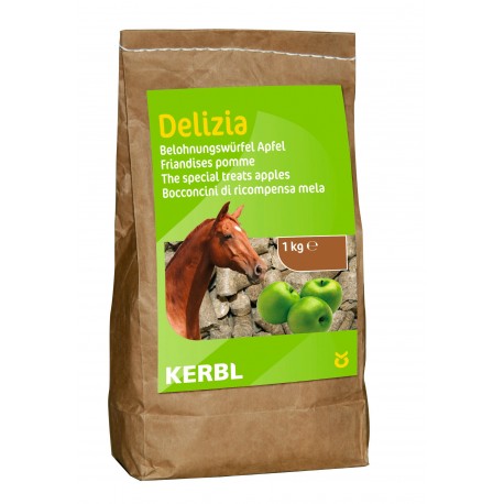 Poch��ka pre kone DELIZIA- jablko,   1kg