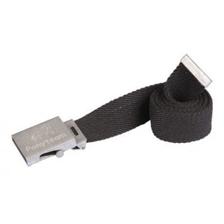 Ponyteam-detsk� opasok nylonov�, farba �ierna