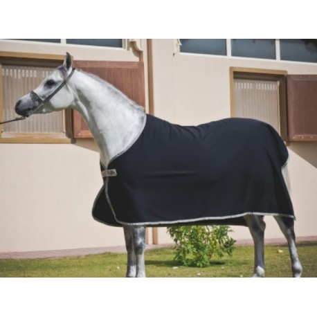 RugBe ASW deka fleesov� na ko�a �ierno/strieborn�