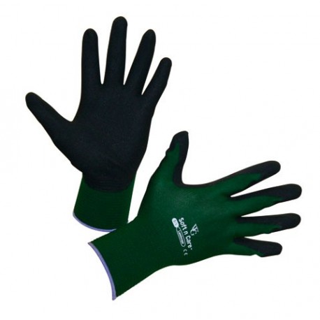 Soft N Care Landscape z�hradn� pracovn� rukavice zelen�