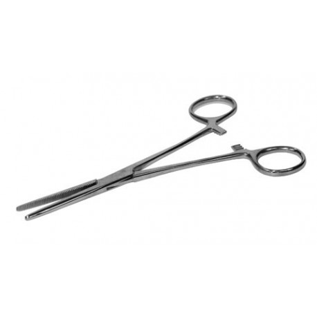 Pean rovn� na svorky na art�rie, 17 cm