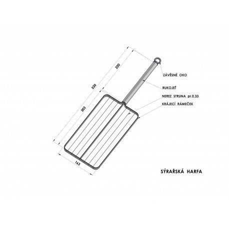 Syrov� harfa - nerezov�