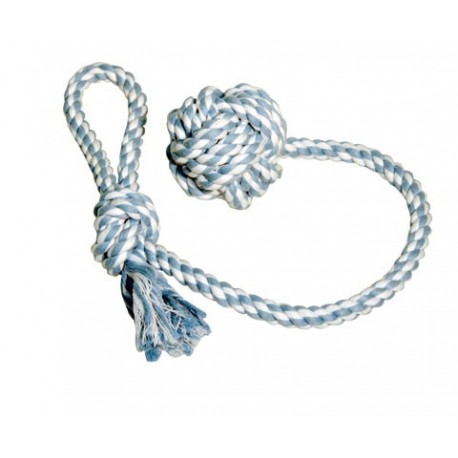 Uzlov� lopta na lane s rukov�ou